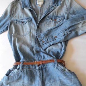 Forever 21 Denim Romper